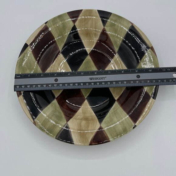 Tabletops Unlimited Harlequin Black 10" Salad Plate - Picture 3 of 4